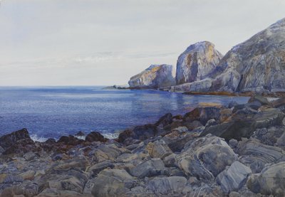 Early Evening on the Coast of the Sark by Francis Emeric de St. Dalmas